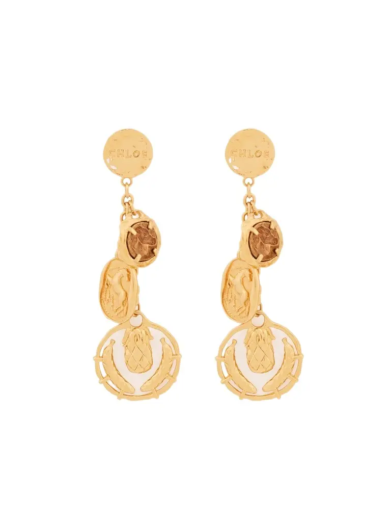 The Chloé Medals earrings