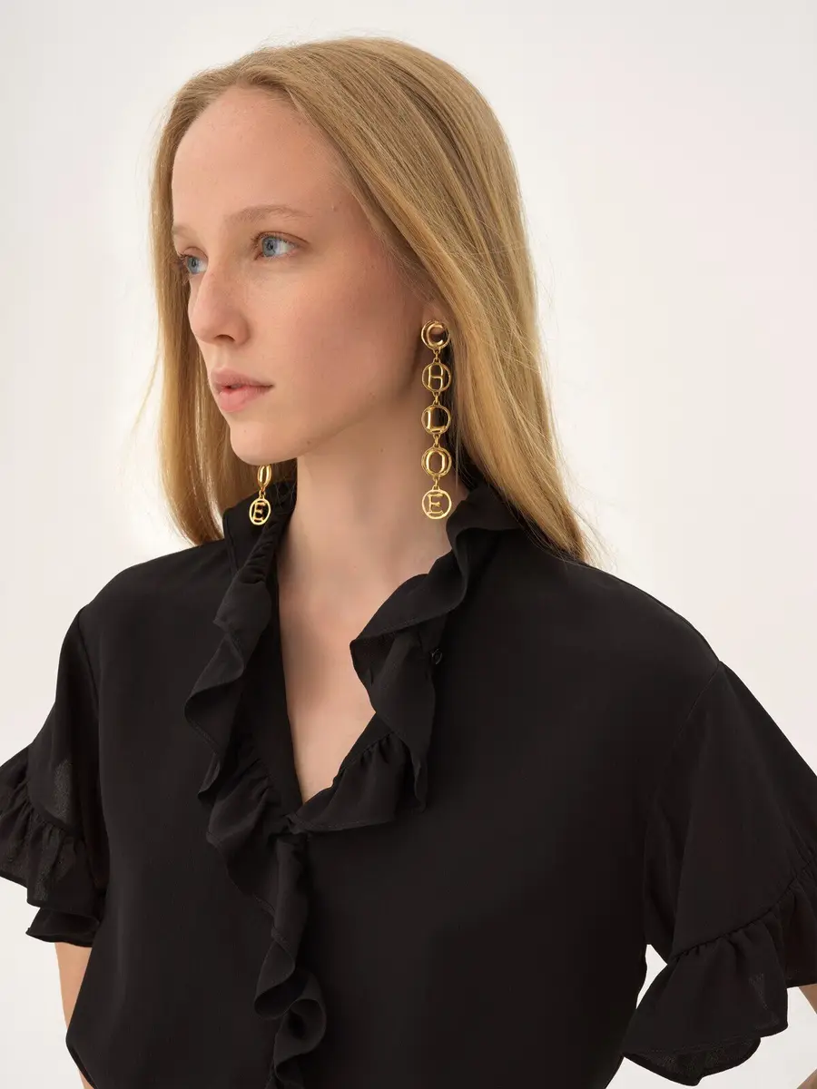 Chloé The Chloé Script earrings | Thumbnail 5 Chloé The Chloé Script earrings | Thumbnail 5