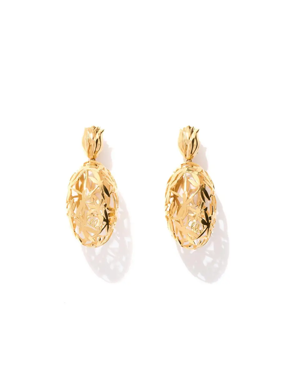 Chloé The Chloé Gilded Cage earrings | Thumbnail 2 Chloé The Chloé Gilded Cage earrings | Thumbnail 2
