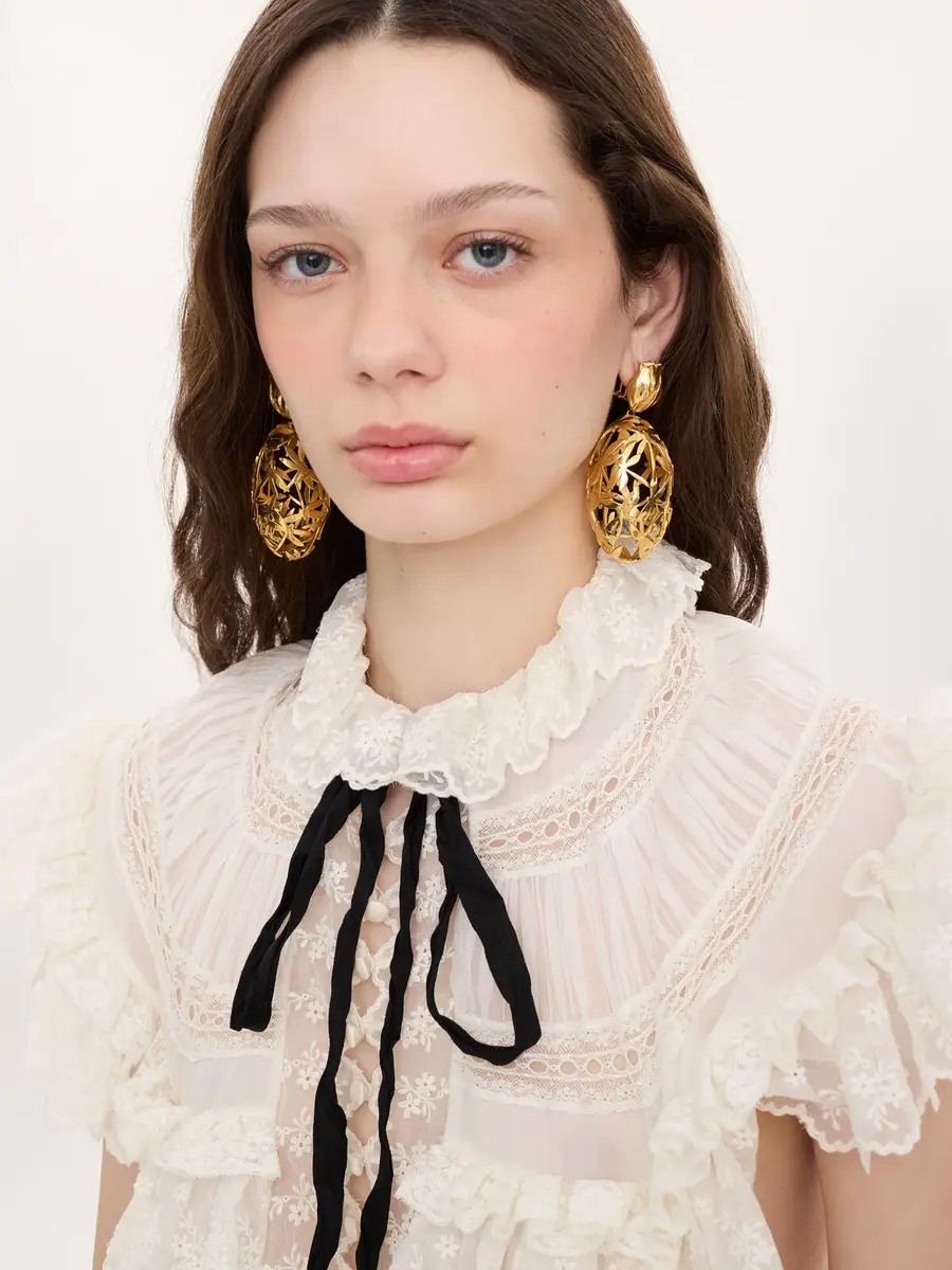 Chloé The Chloé Gilded Cage earrings | Thumbnail 3 Chloé The Chloé Gilded Cage earrings | Thumbnail 3
