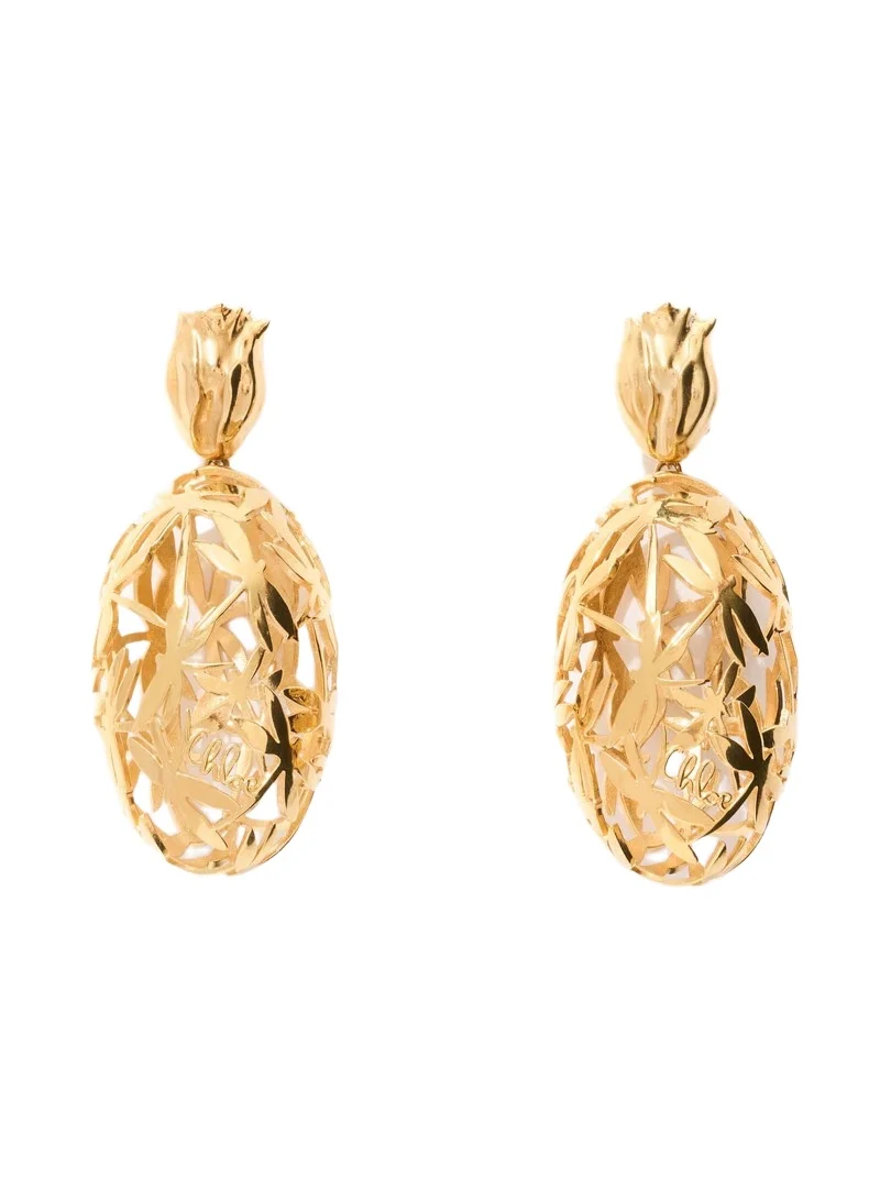 Chloé The Chloé Gilded Cage earrings