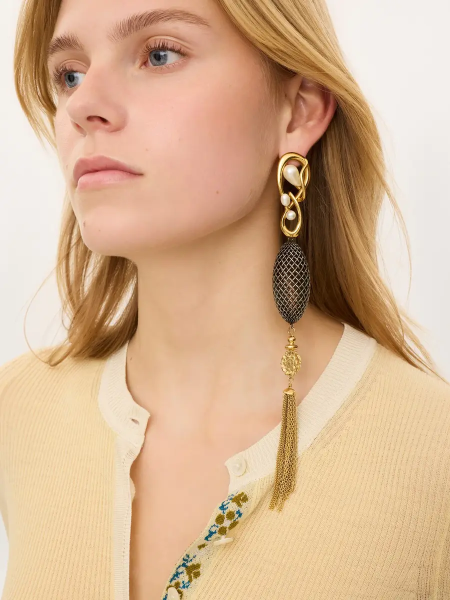 Chloé The Chloé Tulip mono earring | Thumbnail 3 Chloé The Chloé Tulip mono earring | Thumbnail 3