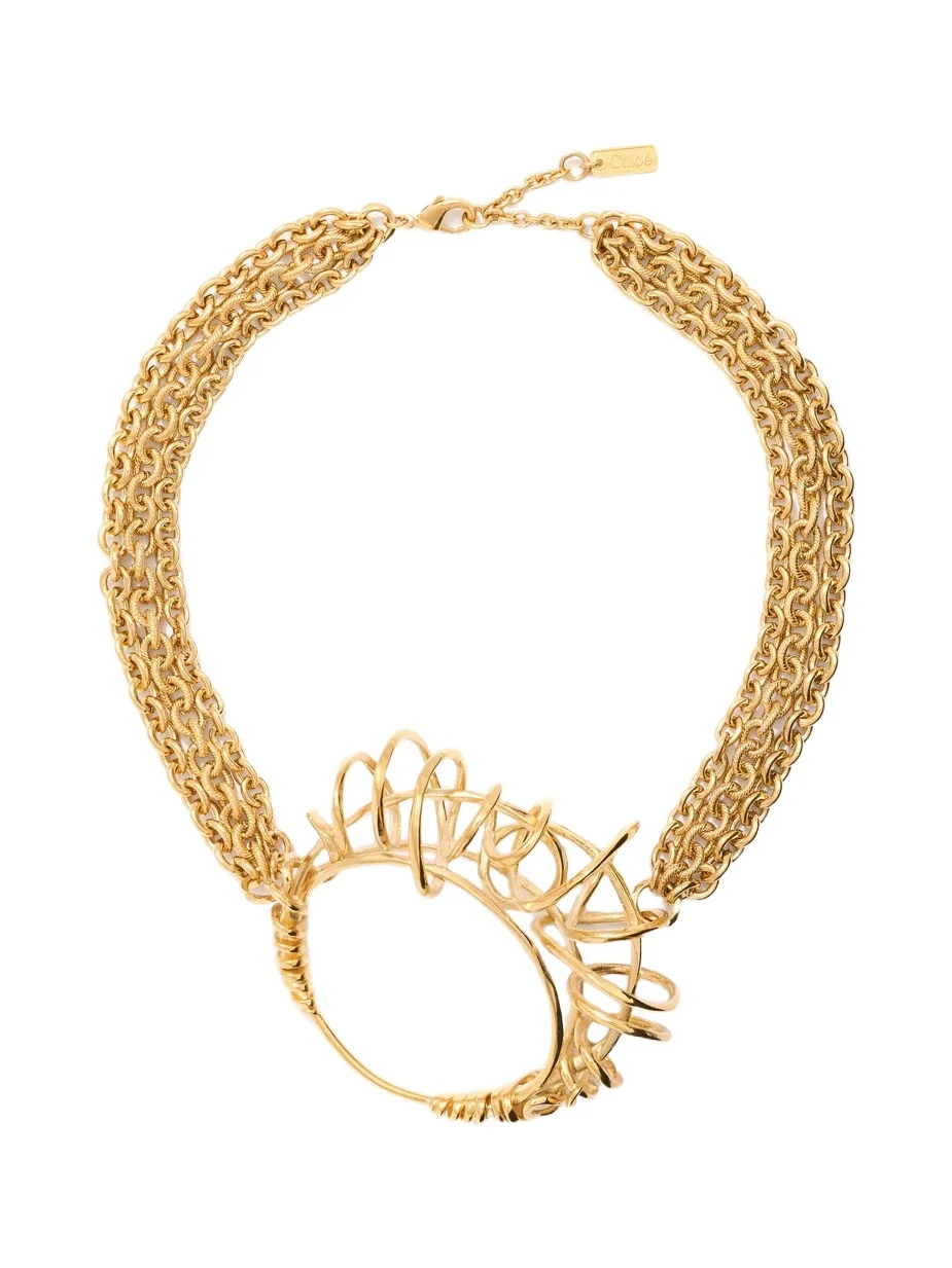 Chloé The Chloé Tulip scarf necklace