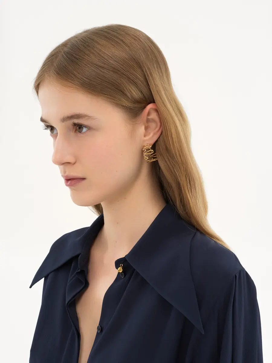 Chloé The Chloé Iconic hoop earrings | Thumbnail 5 Chloé The Chloé Iconic hoop earrings | Thumbnail 5