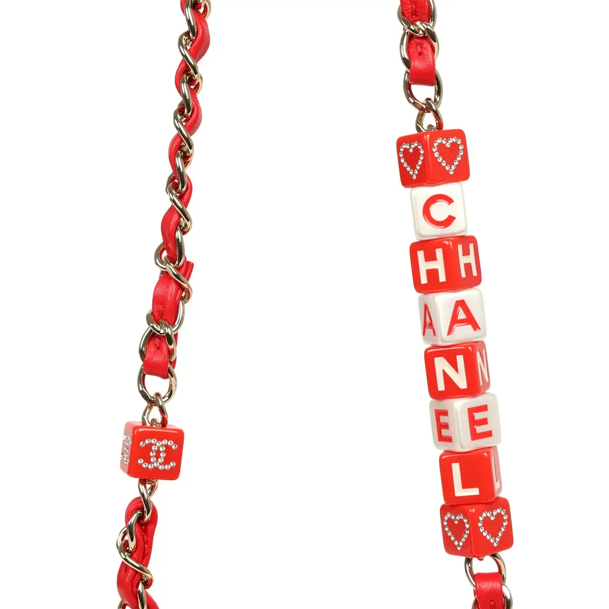 Chanel Chanel Monacoco Mini Square Flap Bag Red Lambskin Light Gold Hardware | Thumbnail 8 Chanel Chanel Monacoco Mini Square Flap Bag Red Lambskin Light Gold Hardware | Thumbnail 8