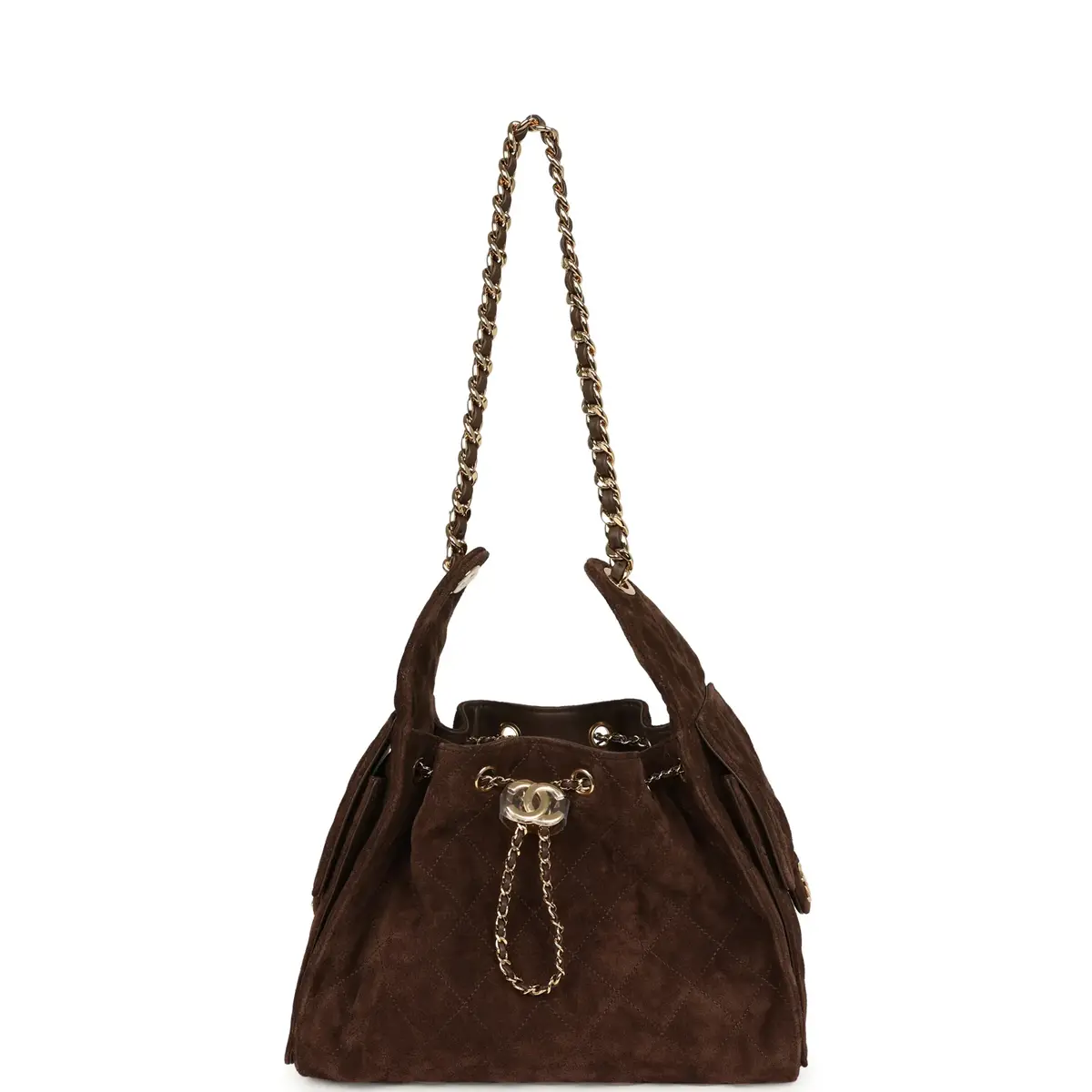 Chanel Chanel Small 25 Hobo Bag Dark Brown Suede Gold Hardware | Thumbnail 7 Chanel Chanel Small 25 Hobo Bag Dark Brown Suede Gold Hardware | Thumbnail 7