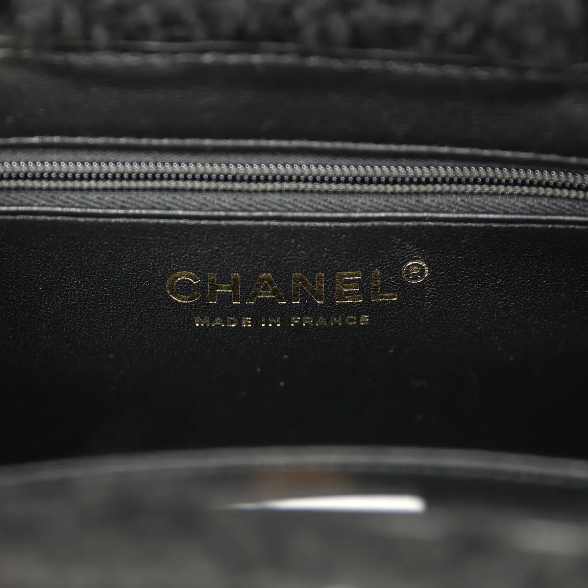 Chanel Chanel Small Kelly Shopper Black Shearling Gold Hardware | Thumbnail 9 Chanel Chanel Small Kelly Shopper Black Shearling Gold Hardware | Thumbnail 9