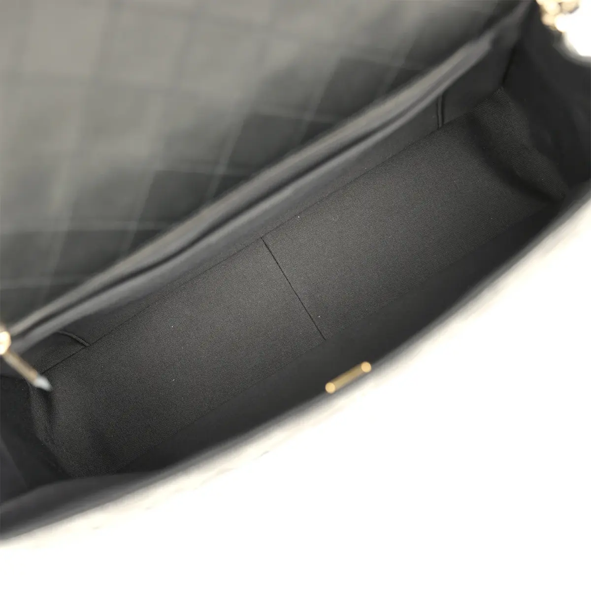 Chanel Chanel XXL Classic Single Flap Bag Black Shiny Caviar Light Gold Hardware | Thumbnail 8 Chanel Chanel XXL Classic Single Flap Bag Black Shiny Caviar Light Gold Hardware | Thumbnail 8