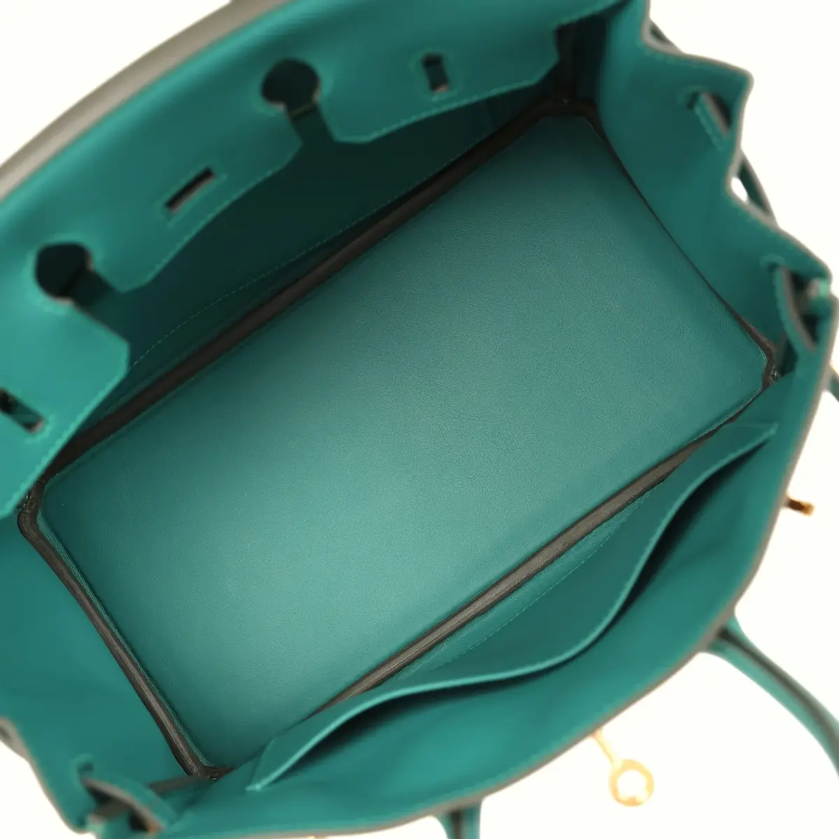 HERMÈS Hermes Birkin 25 Malachite Swift Gold Hardware | Thumbnail 8 HERMÈS Hermes Birkin 25 Malachite Swift Gold Hardware | Thumbnail 8