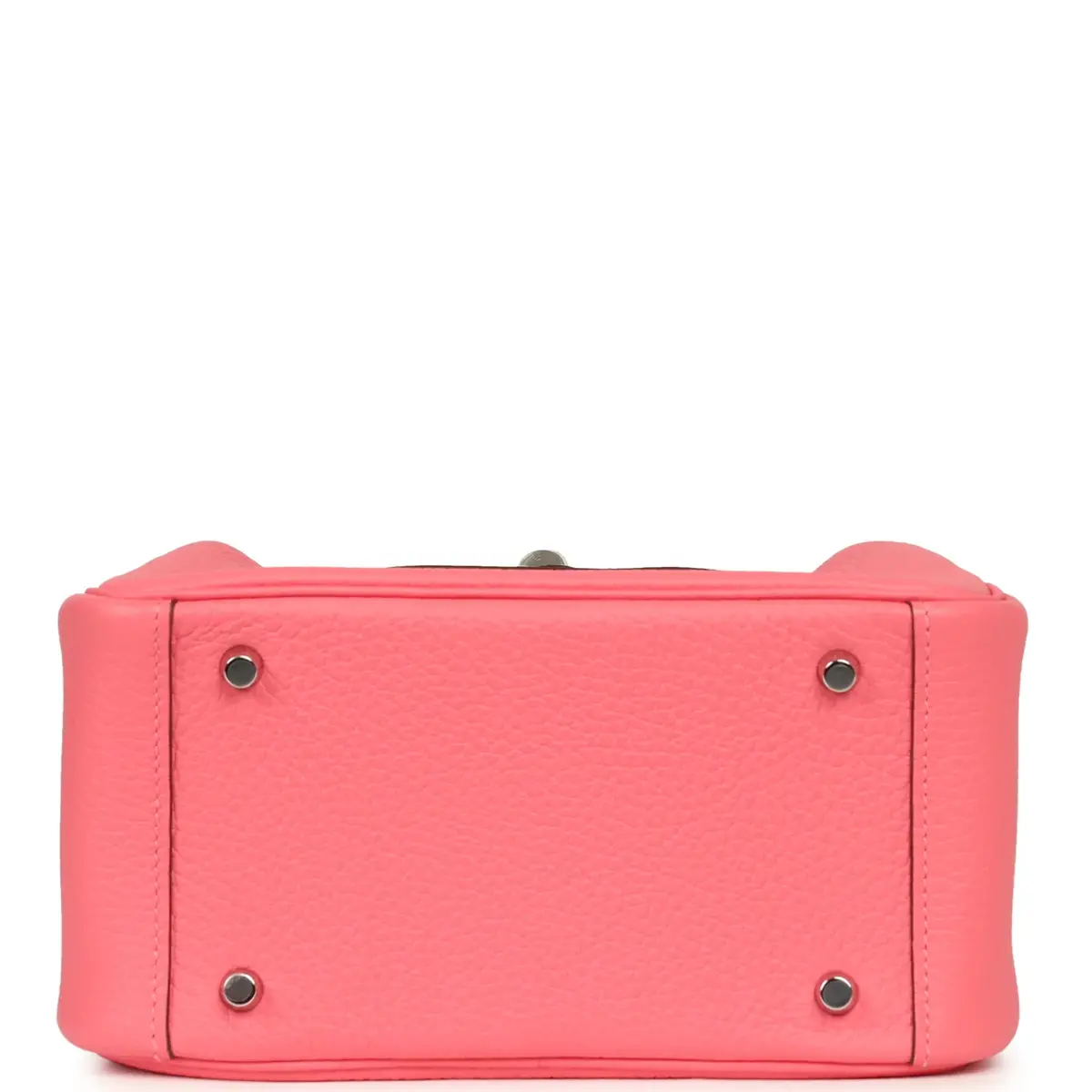 HERMÈS Hermes Mini Lindy II Rose Azalee Clemence Palladium Hardware | Thumbnail 6 HERMÈS Hermes Mini Lindy II Rose Azalee Clemence Palladium Hardware | Thumbnail 6