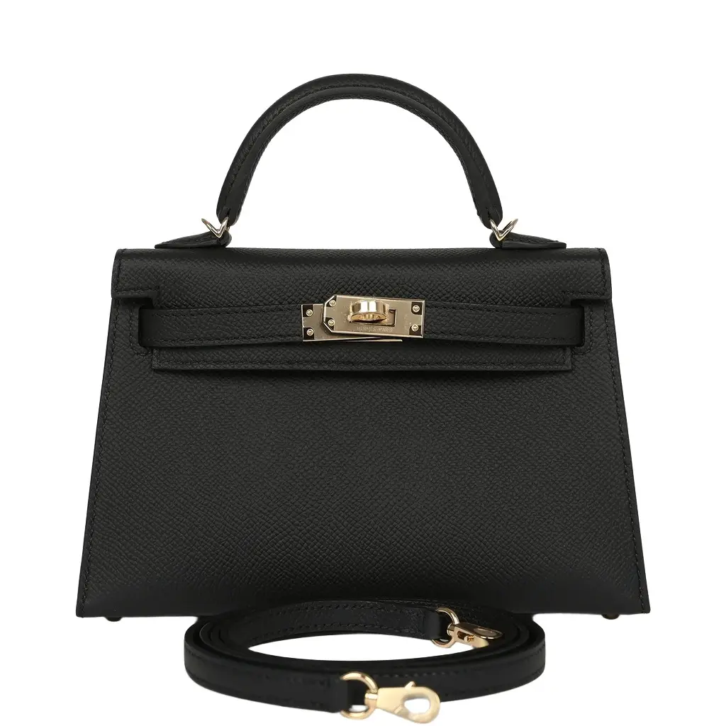 Hermes Special Order (HSS) Kelly Sellier 20 Black Verso Epsom Permabrass Hardware Hermes Special Order (HSS) Kelly Sellier 20 Black Verso Epsom Permabrass Hardware