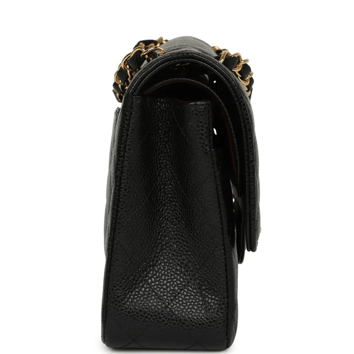 Chanel Pre-owned Chanel Medium Classic Double Flap Bag Black Caviar Gold Hardware | Thumbnail 3 Chanel Pre-owned Chanel Medium Classic Double Flap Bag Black Caviar Gold Hardware | Thumbnail 3
