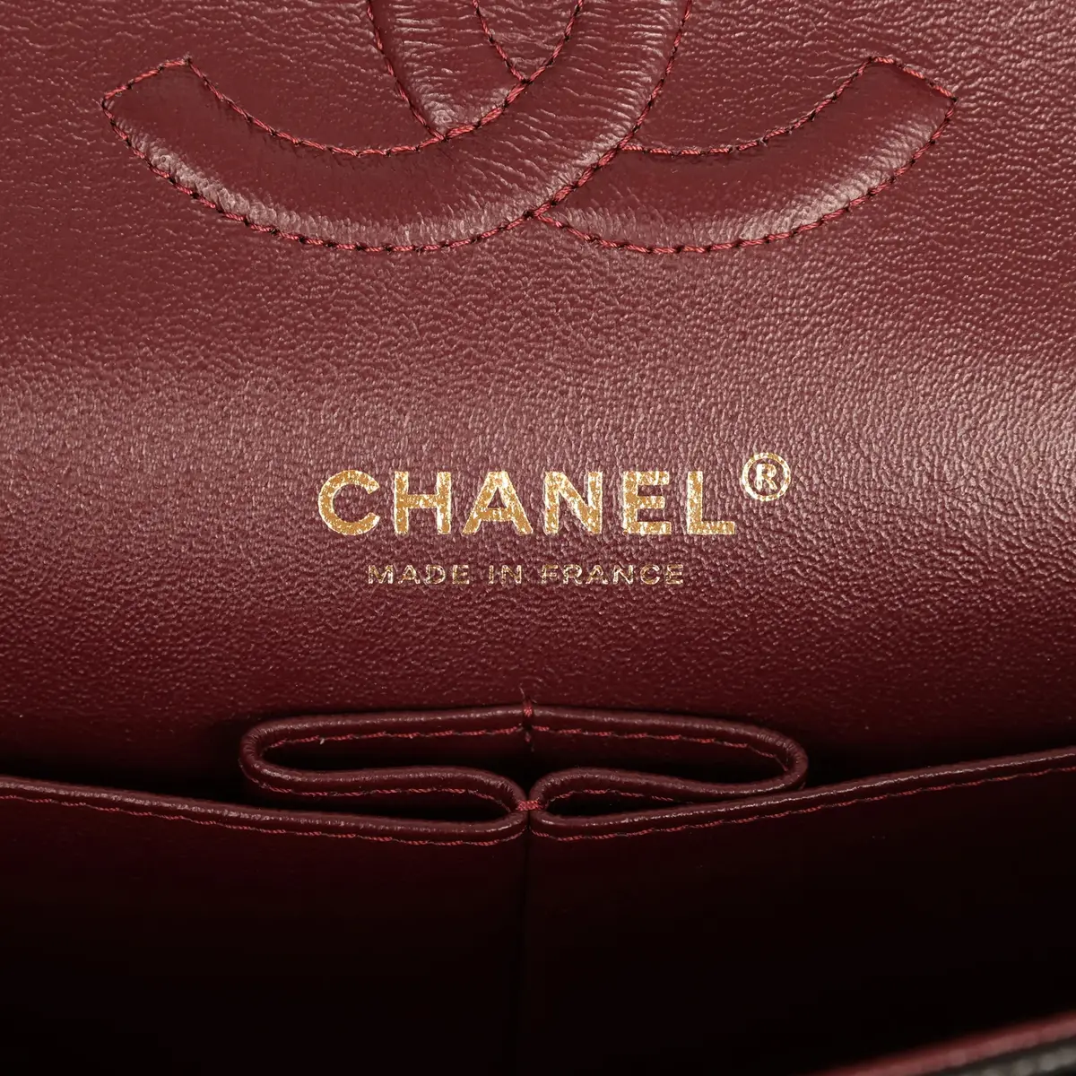 Chanel Pre-owned Chanel Medium Classic Double Flap Bag Black Caviar Gold Hardware | Thumbnail 9 Chanel Pre-owned Chanel Medium Classic Double Flap Bag Black Caviar Gold Hardware | Thumbnail 9
