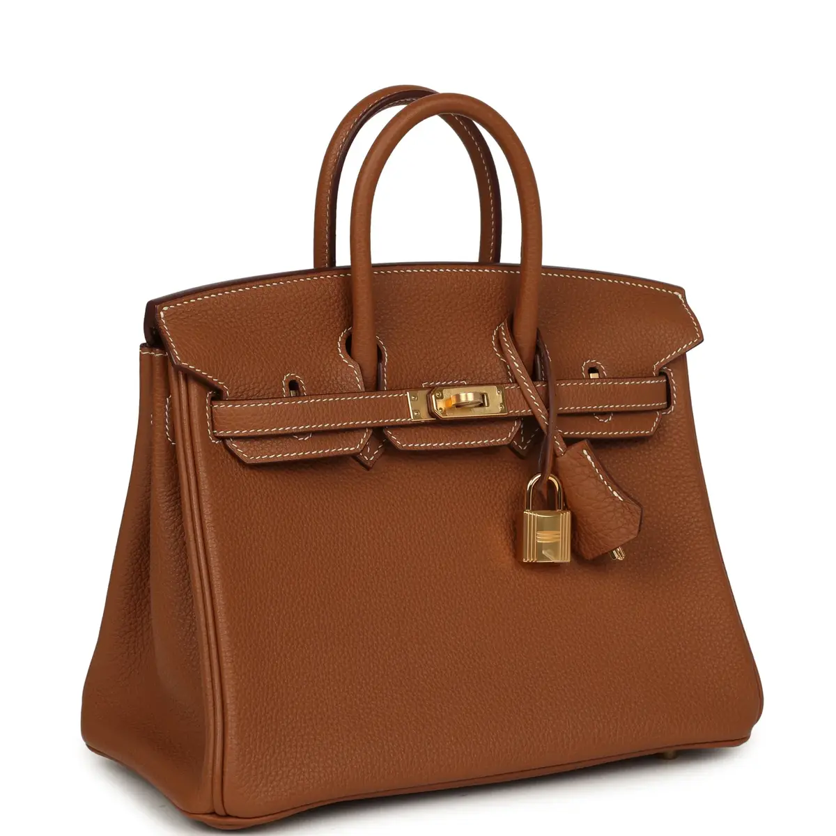 HERMÈS Pre-owned Hermes Birkin 25 Gold Togo Gold Hardware | Thumbnail 2 HERMÈS Pre-owned Hermes Birkin 25 Gold Togo Gold Hardware | Thumbnail 2