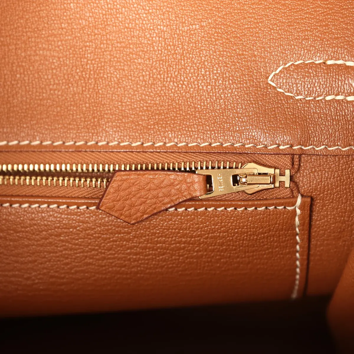 HERMÈS Pre-owned Hermes Birkin 25 Gold Togo Gold Hardware | Thumbnail 9 HERMÈS Pre-owned Hermes Birkin 25 Gold Togo Gold Hardware | Thumbnail 9