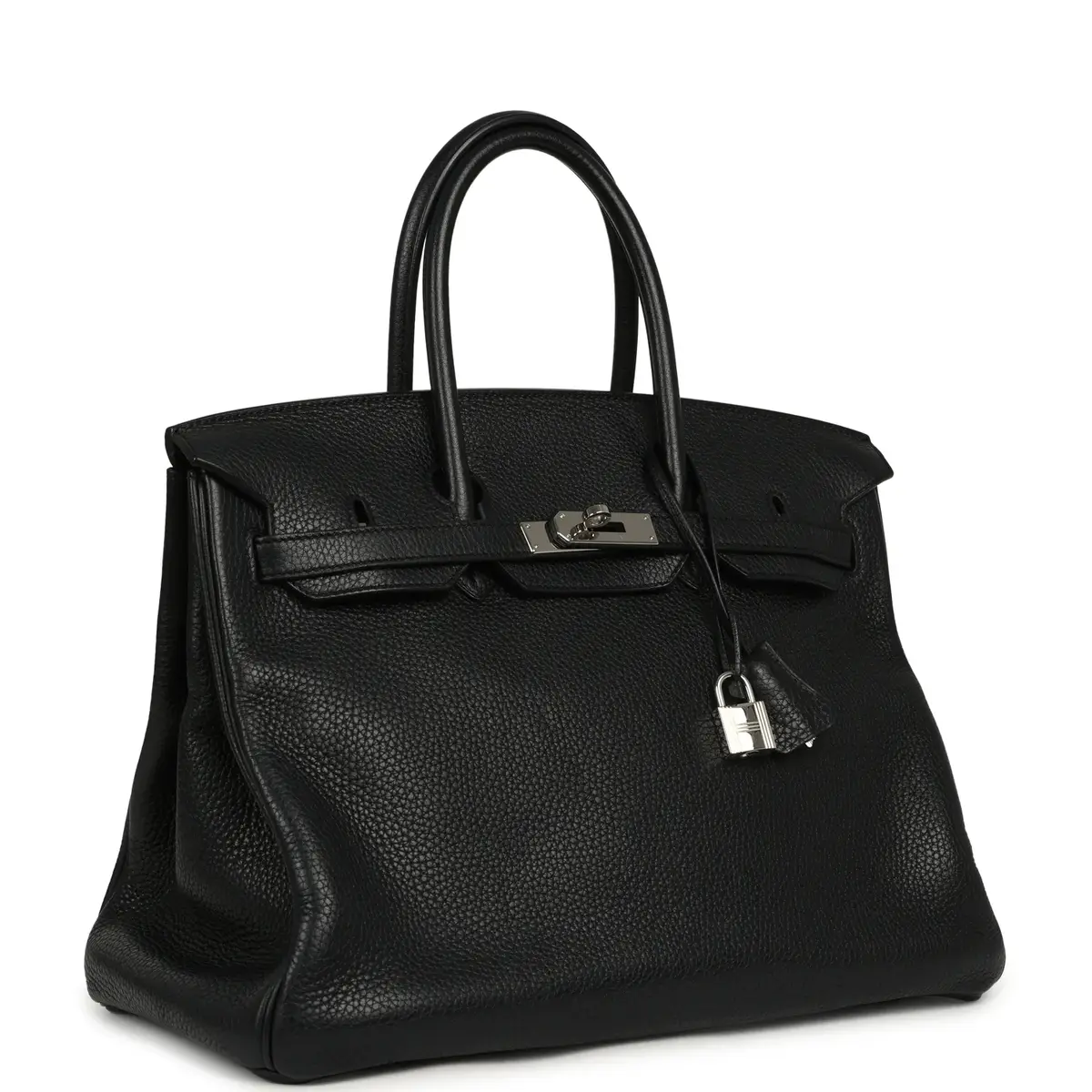 HERMÈS Pre-owned Hermes Birkin 35 Black Togo Palladium Hardware | Thumbnail 2 HERMÈS Pre-owned Hermes Birkin 35 Black Togo Palladium Hardware | Thumbnail 2
