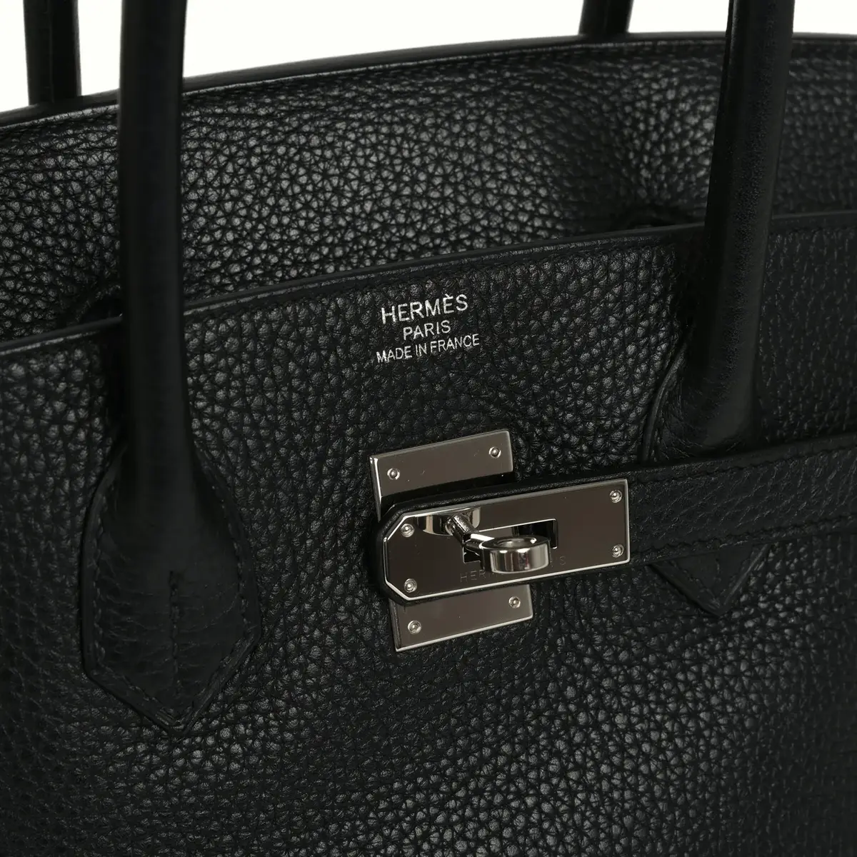 HERMÈS Pre-owned Hermes Birkin 35 Black Togo Palladium Hardware | Thumbnail 7 HERMÈS Pre-owned Hermes Birkin 35 Black Togo Palladium Hardware | Thumbnail 7