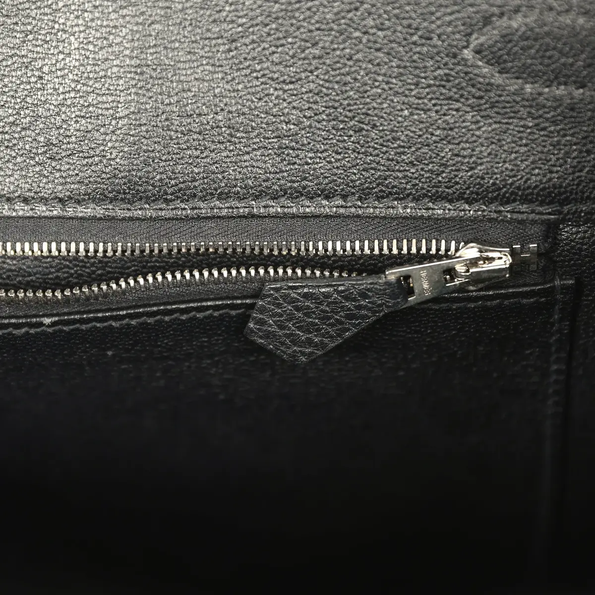 HERMÈS Pre-owned Hermes Birkin 35 Black Togo Palladium Hardware | Thumbnail 8 HERMÈS Pre-owned Hermes Birkin 35 Black Togo Palladium Hardware | Thumbnail 8