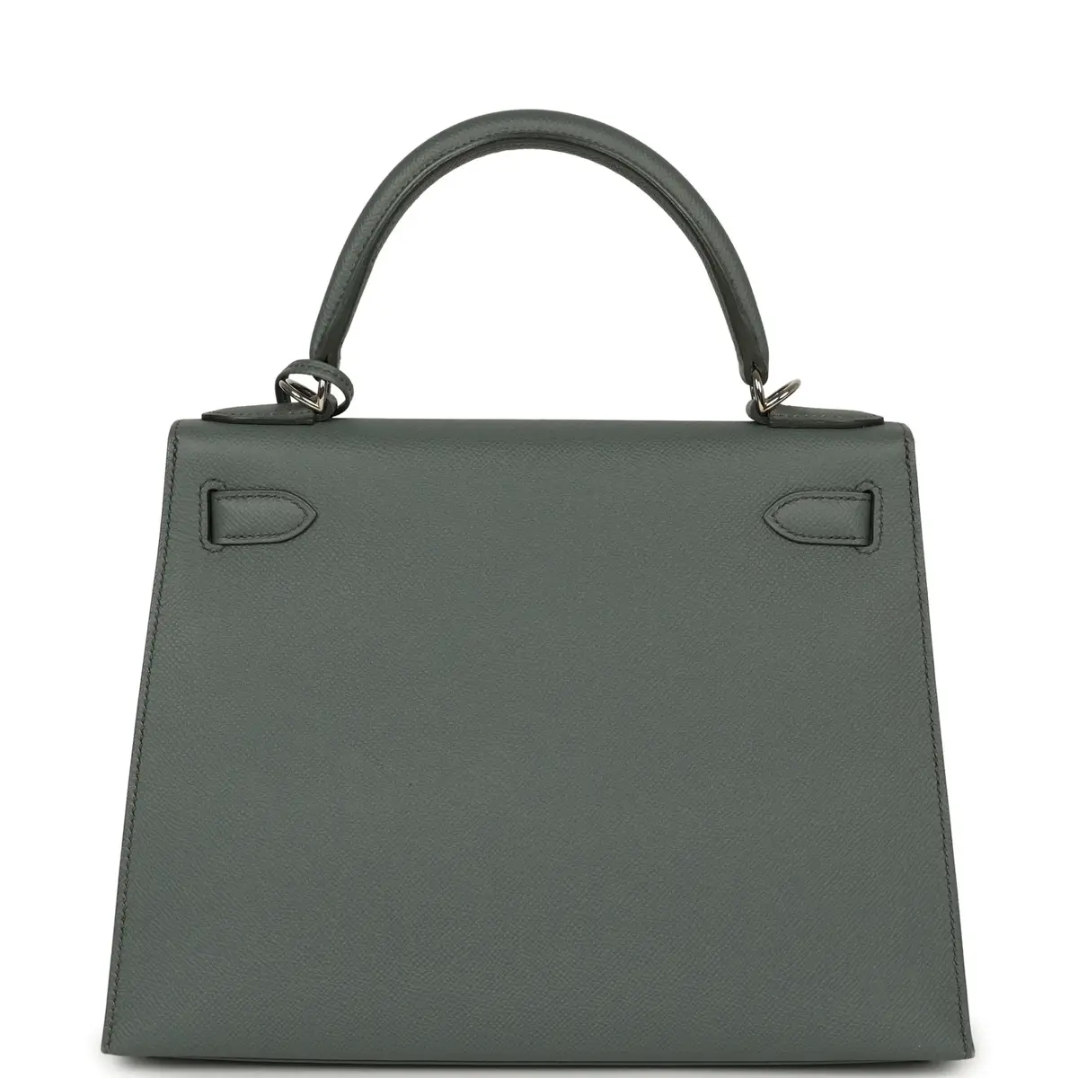 HERMÈS Pre-owned Hermes Kelly Sellier 28 Vert Amande Epsom Palladium Hardware | Thumbnail 4 HERMÈS Pre-owned Hermes Kelly Sellier 28 Vert Amande Epsom Palladium Hardware | Thumbnail 4