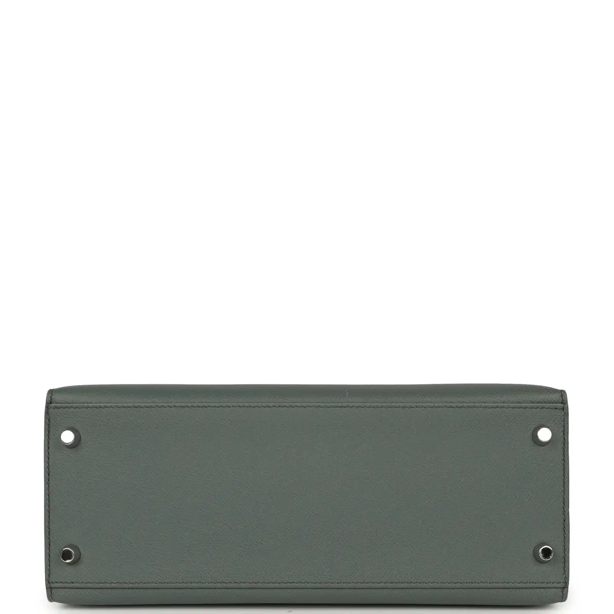 HERMÈS Pre-owned Hermes Kelly Sellier 28 Vert Amande Epsom Palladium Hardware | Thumbnail 6 HERMÈS Pre-owned Hermes Kelly Sellier 28 Vert Amande Epsom Palladium Hardware | Thumbnail 6
