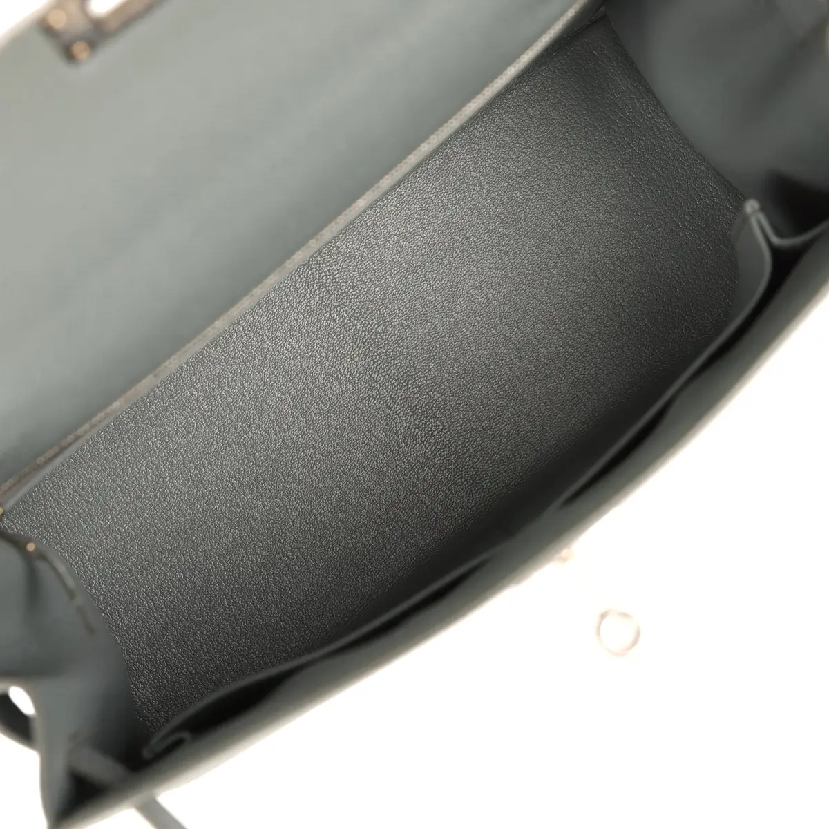 HERMÈS Pre-owned Hermes Kelly Sellier 28 Vert Amande Epsom Palladium Hardware | Thumbnail 8 HERMÈS Pre-owned Hermes Kelly Sellier 28 Vert Amande Epsom Palladium Hardware | Thumbnail 8