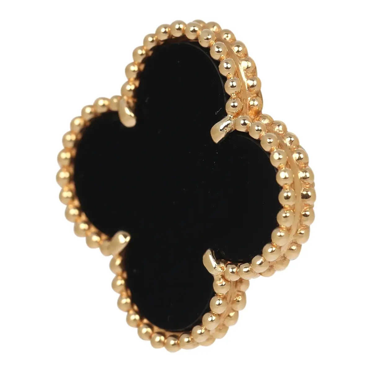 Van Cleef & Arpels Van Cleef & Arpels Magic Alhambra Onyx Earrings 18K Yellow Gold | Thumbnail 5 Van Cleef & Arpels Van Cleef & Arpels Magic Alhambra Onyx Earrings 18K Yellow Gold | Thumbnail 5
