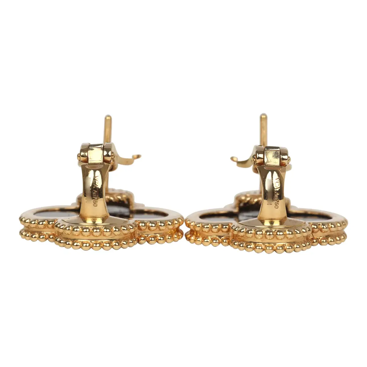 Van Cleef & Arpels Van Cleef & Arpels Magic Alhambra Onyx Earrings 18K Yellow Gold | Thumbnail 6 Van Cleef & Arpels Van Cleef & Arpels Magic Alhambra Onyx Earrings 18K Yellow Gold | Thumbnail 6