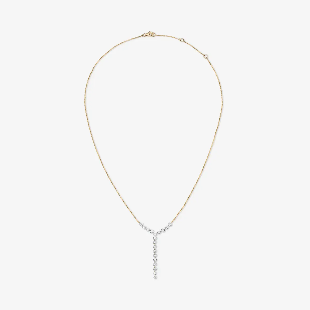 Stephanie Gottlieb Lola Lab Grown Drilled Diamond Lariat Necklace | Thumbnail 2 Stephanie Gottlieb Lola Lab Grown Drilled Diamond Lariat Necklace | Thumbnail 2