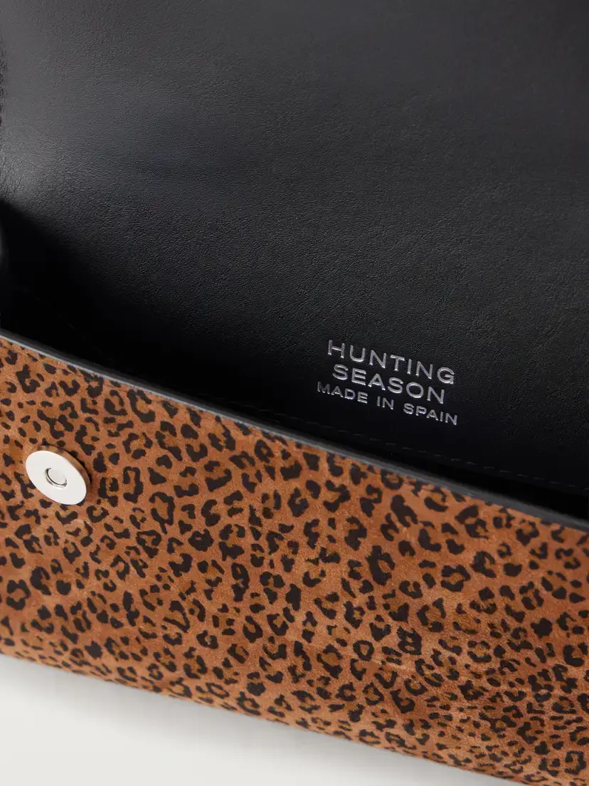 Hunting Season Leather-trimmed Leopard-print Suede Top-handle Bag | Thumbnail 6 Hunting Season Leather-trimmed Leopard-print Suede Top-handle Bag | Thumbnail 6