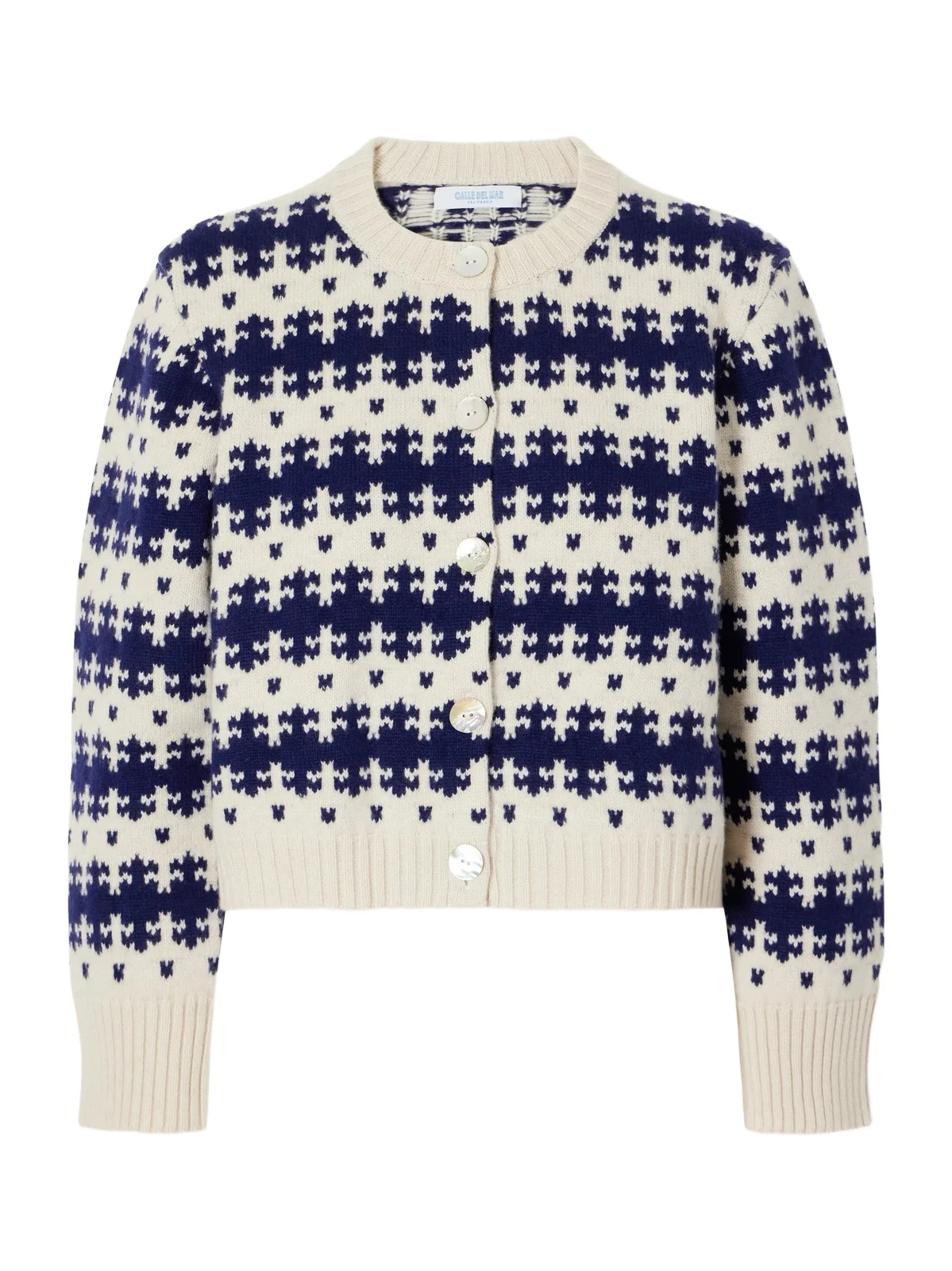 Royal Fair Isle Cashmere Cardigan Royal Fair Isle Cashmere Cardigan