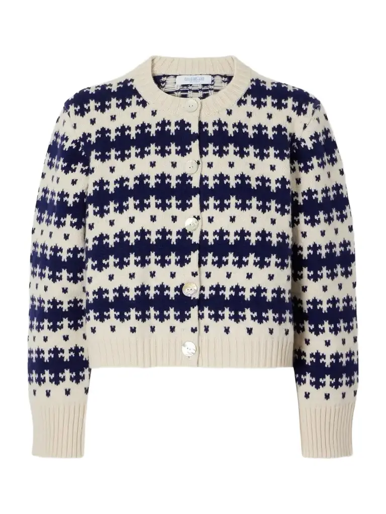 Royal Fair Isle Cashmere Cardigan