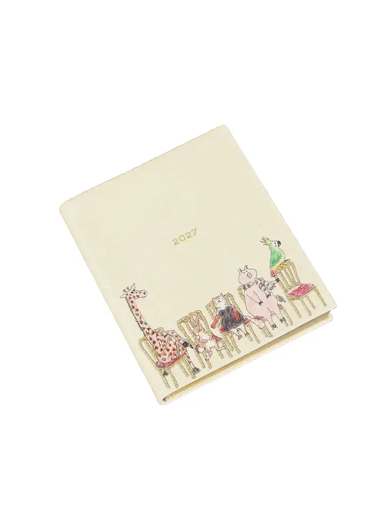 Smythson + Grace Coddington Fashion 2027 Textured-leather Diary