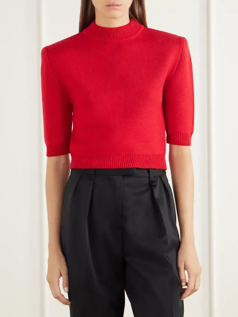 Willy Chavarria Chavela Cropped Wool Sweater | Thumbnail 3 Willy Chavarria Chavela Cropped Wool Sweater | Thumbnail 3