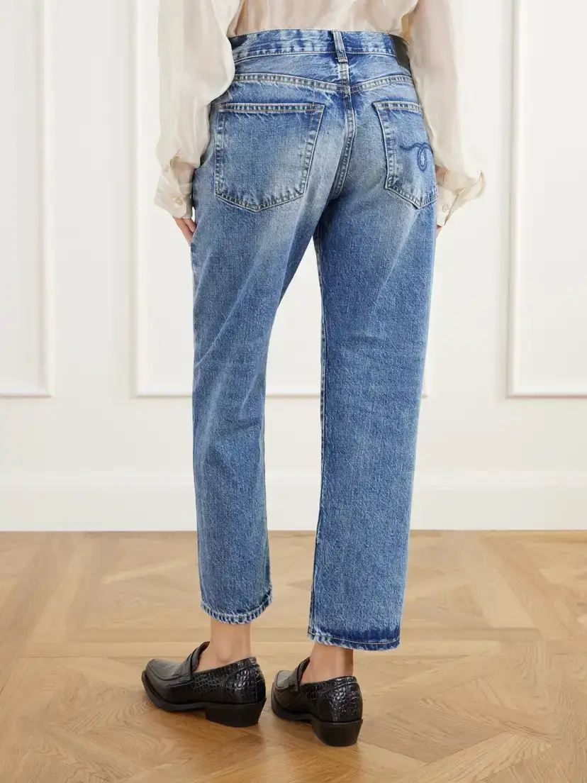 R13 Romeo Cropped Mid-rise Straight-leg Jeans | Thumbnail 4 R13 Romeo Cropped Mid-rise Straight-leg Jeans | Thumbnail 4