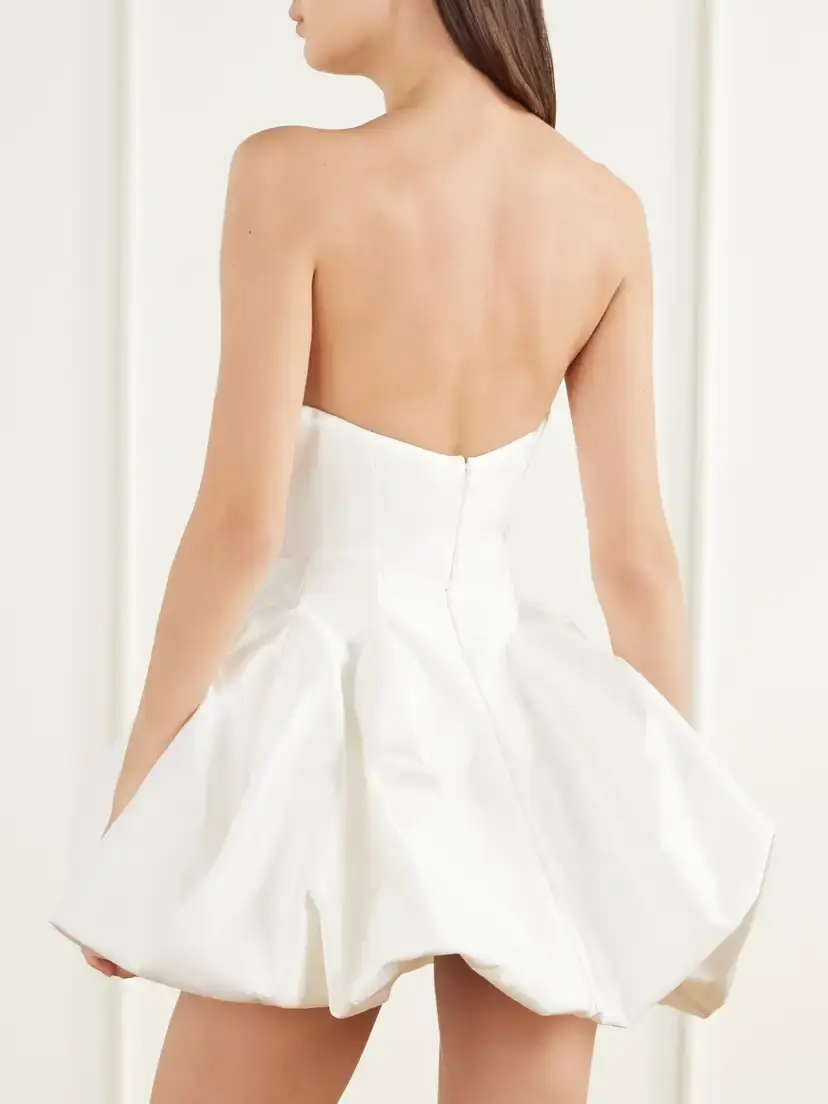 Vivienne Westwood Joy Strapless Draped Duchess-satin Corset Mini Dress | Thumbnail 3