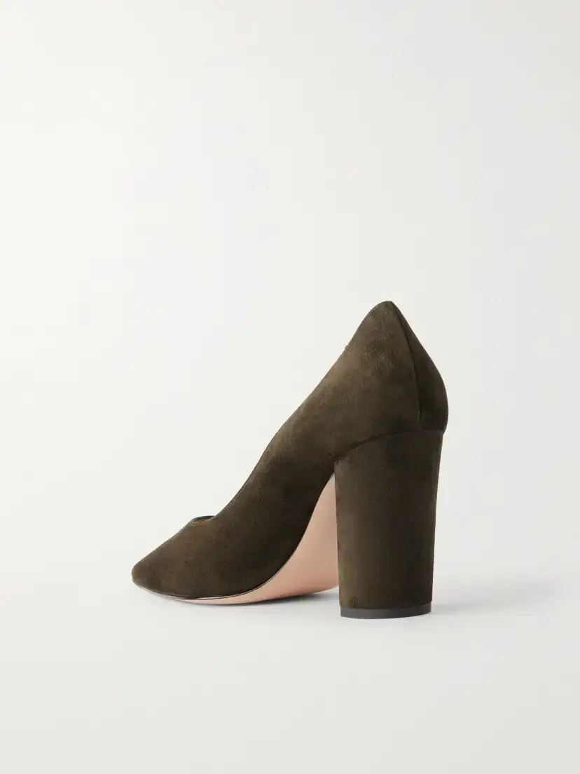 Gianvito Rossi Piper 85 Suede Pumps | Thumbnail 3 Gianvito Rossi Piper 85 Suede Pumps | Thumbnail 3