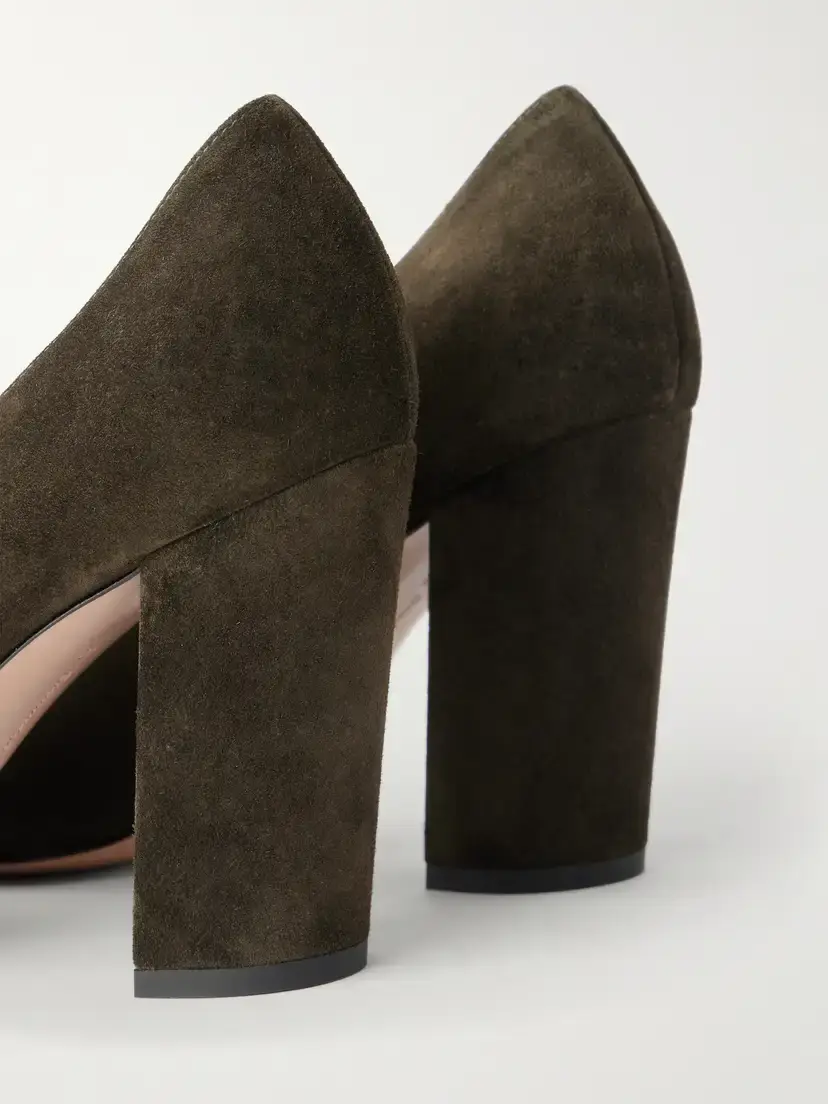 Gianvito Rossi Piper 85 Suede Pumps | Thumbnail 5 Gianvito Rossi Piper 85 Suede Pumps | Thumbnail 5