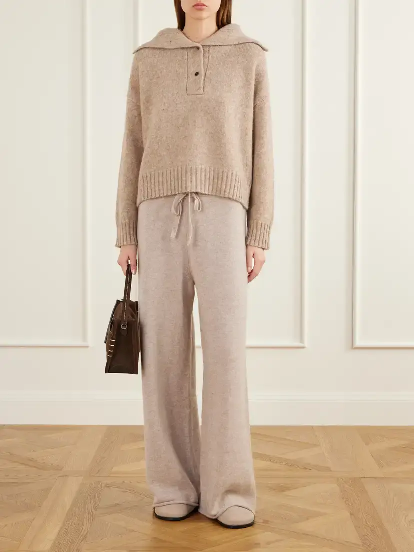James Perse Alpaca-blend Polo Sweater | Thumbnail 2 James Perse Alpaca-blend Polo Sweater | Thumbnail 2