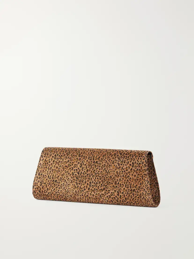 Hunting Season The Opera Leopard-print Suede Clutch | Thumbnail 4 Hunting Season The Opera Leopard-print Suede Clutch | Thumbnail 4