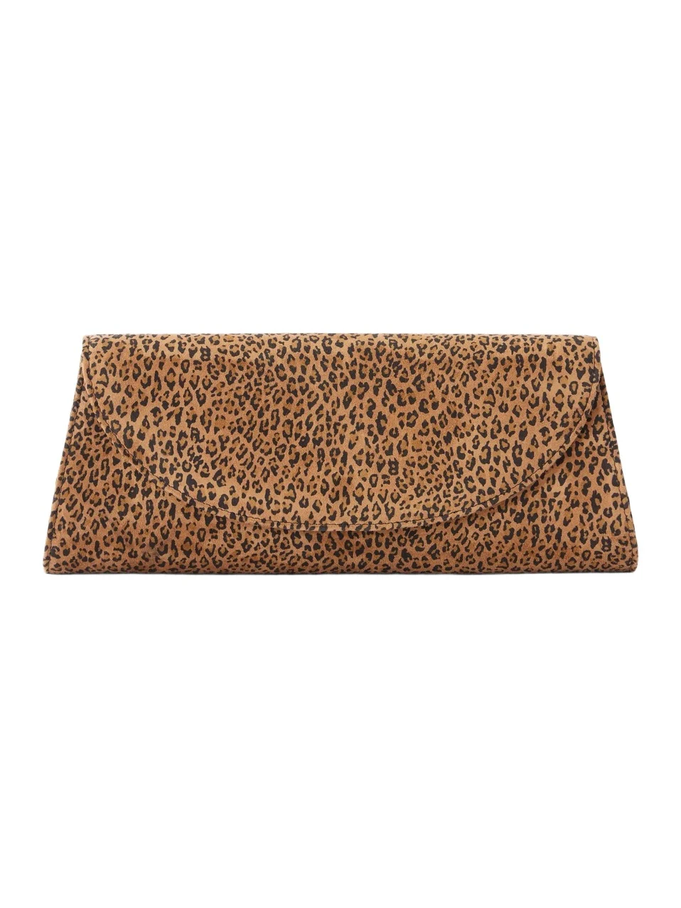 Hunting Season The Opera Leopard-print Suede Clutch