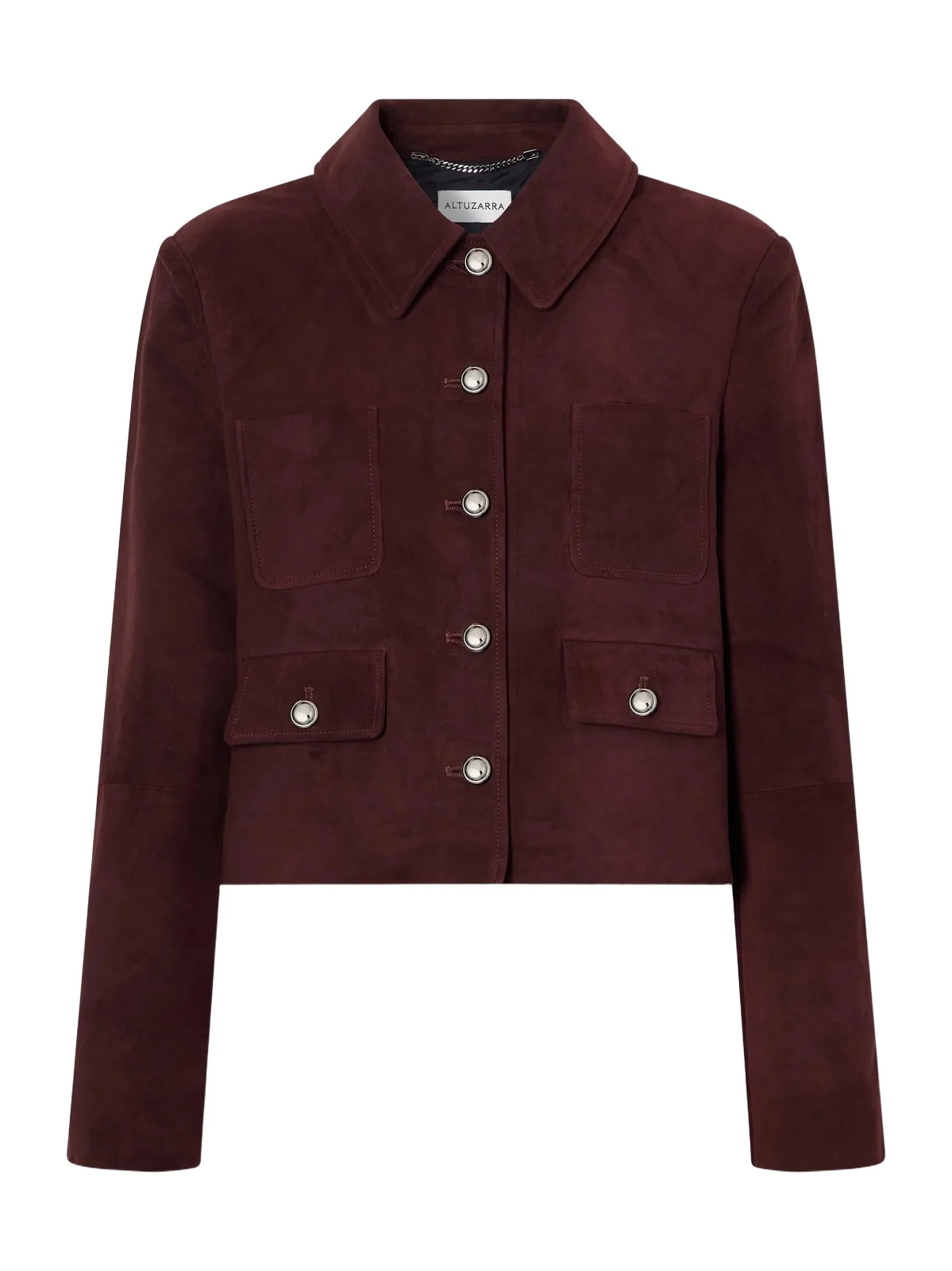 Altuzarra Astley Cropped Suede Jacket