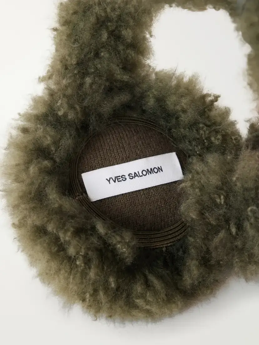 Yves Salomon Wool-trimmed Shearling Earmuffs | Thumbnail 3 Yves Salomon Wool-trimmed Shearling Earmuffs | Thumbnail 3