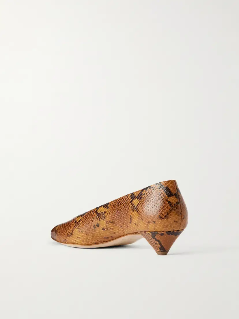 Jamie Haller The Trap 35 Snake-effect Leather Pumps | Thumbnail 3 Jamie Haller The Trap 35 Snake-effect Leather Pumps | Thumbnail 3