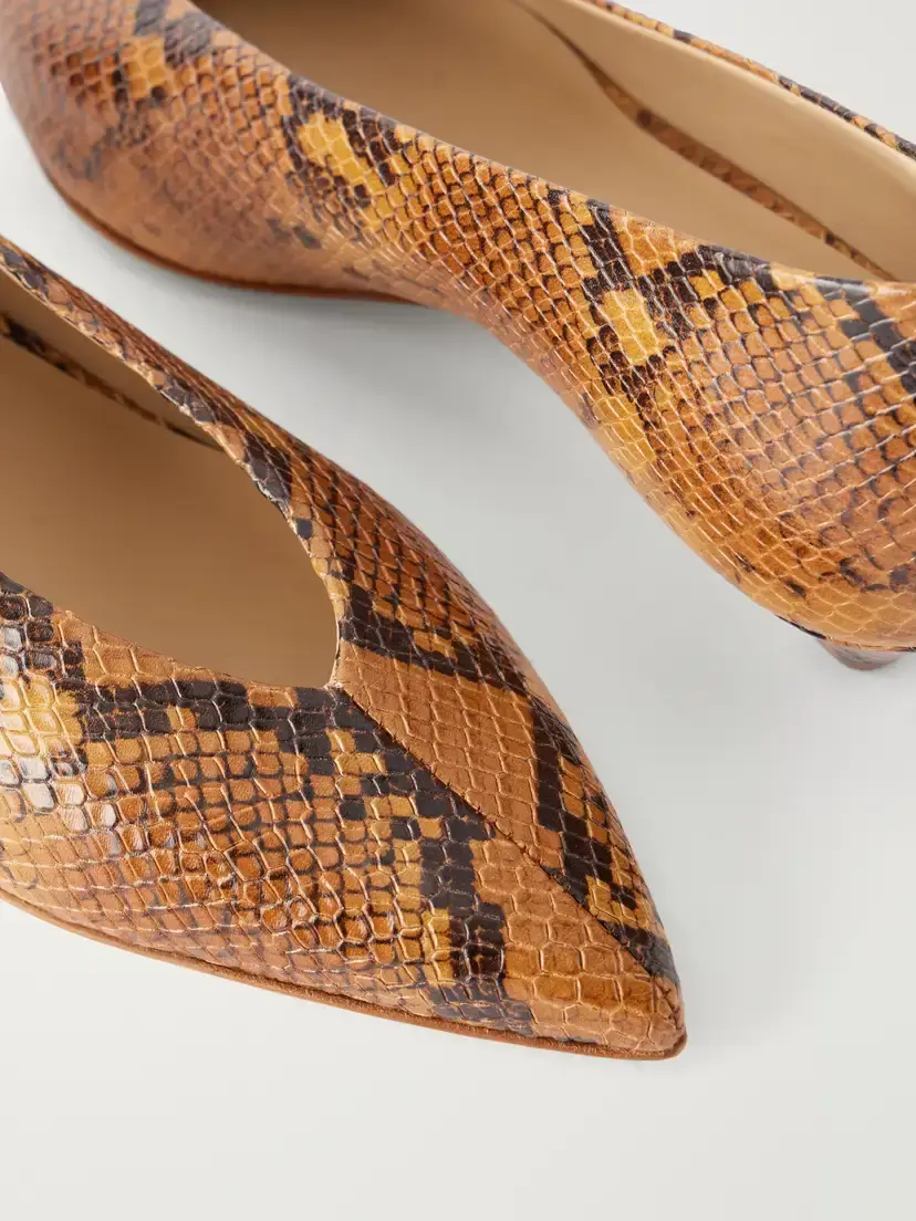 Jamie Haller The Trap 35 Snake-effect Leather Pumps | Thumbnail 5 Jamie Haller The Trap 35 Snake-effect Leather Pumps | Thumbnail 5