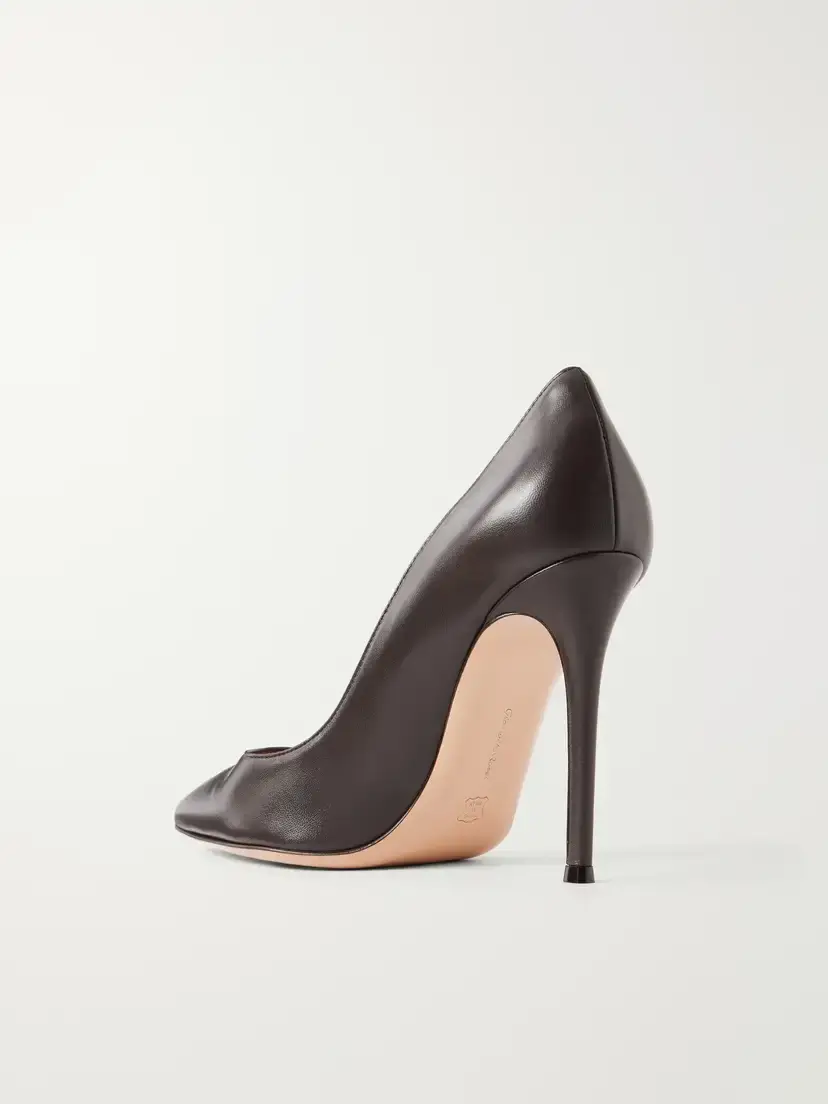 Gianvito Rossi Gianvito 105 Leather Pumps | Thumbnail 3 Gianvito Rossi Gianvito 105 Leather Pumps | Thumbnail 3