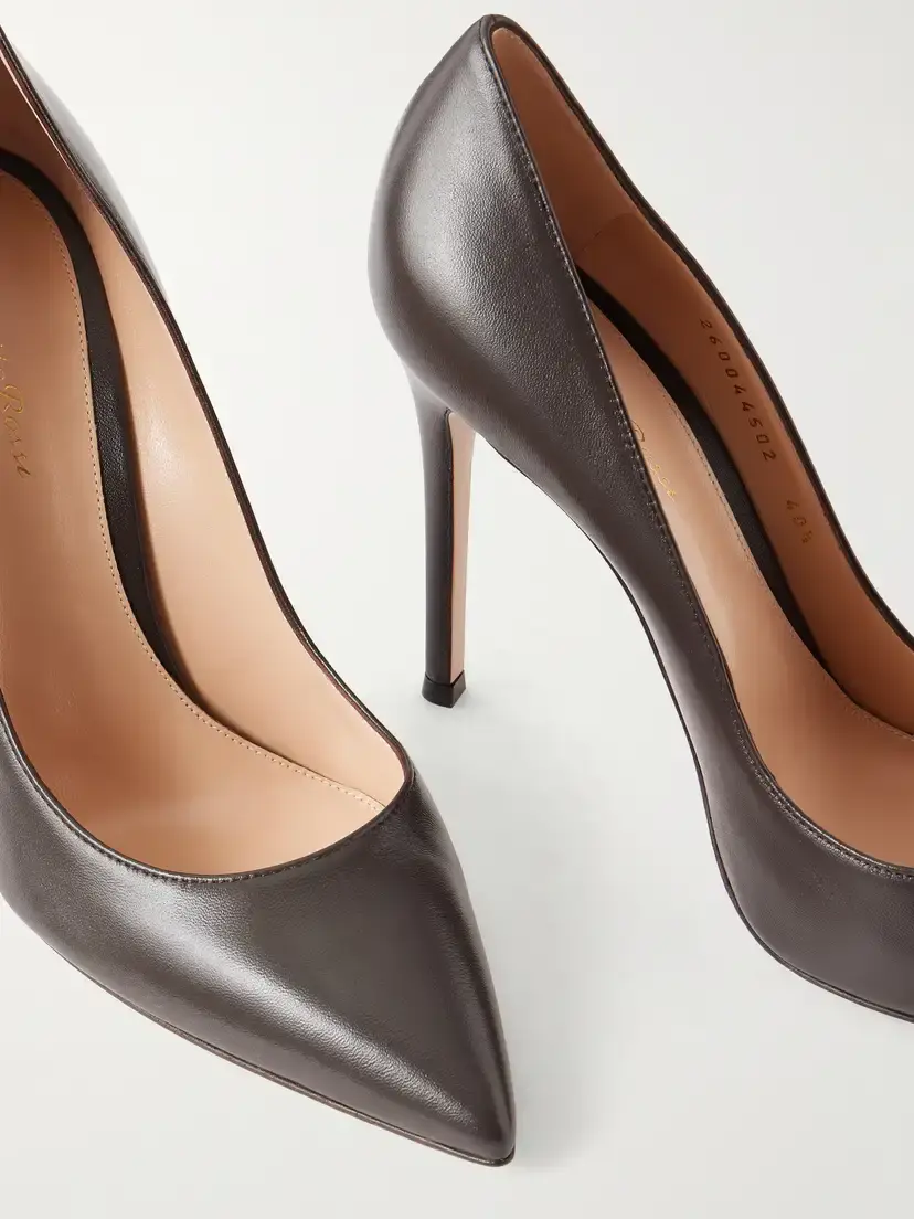 Gianvito Rossi Gianvito 105 Leather Pumps | Thumbnail 5 Gianvito Rossi Gianvito 105 Leather Pumps | Thumbnail 5