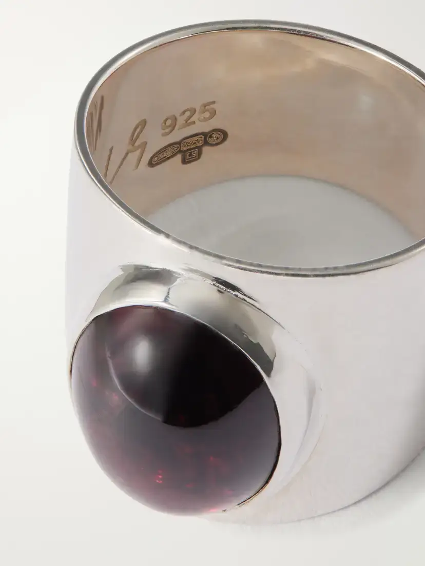 Loren Stewart Garbo Sterling Silver Garnet Ring | Thumbnail 4 Loren Stewart Garbo Sterling Silver Garnet Ring | Thumbnail 4