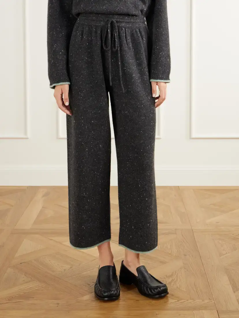 Calle Del Mar Donegal Cashmere Wide-leg Pants | Thumbnail 3 Calle Del Mar Donegal Cashmere Wide-leg Pants | Thumbnail 3