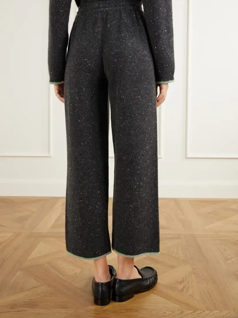 Calle Del Mar Donegal Cashmere Wide-leg Pants | Thumbnail 4 Calle Del Mar Donegal Cashmere Wide-leg Pants | Thumbnail 4