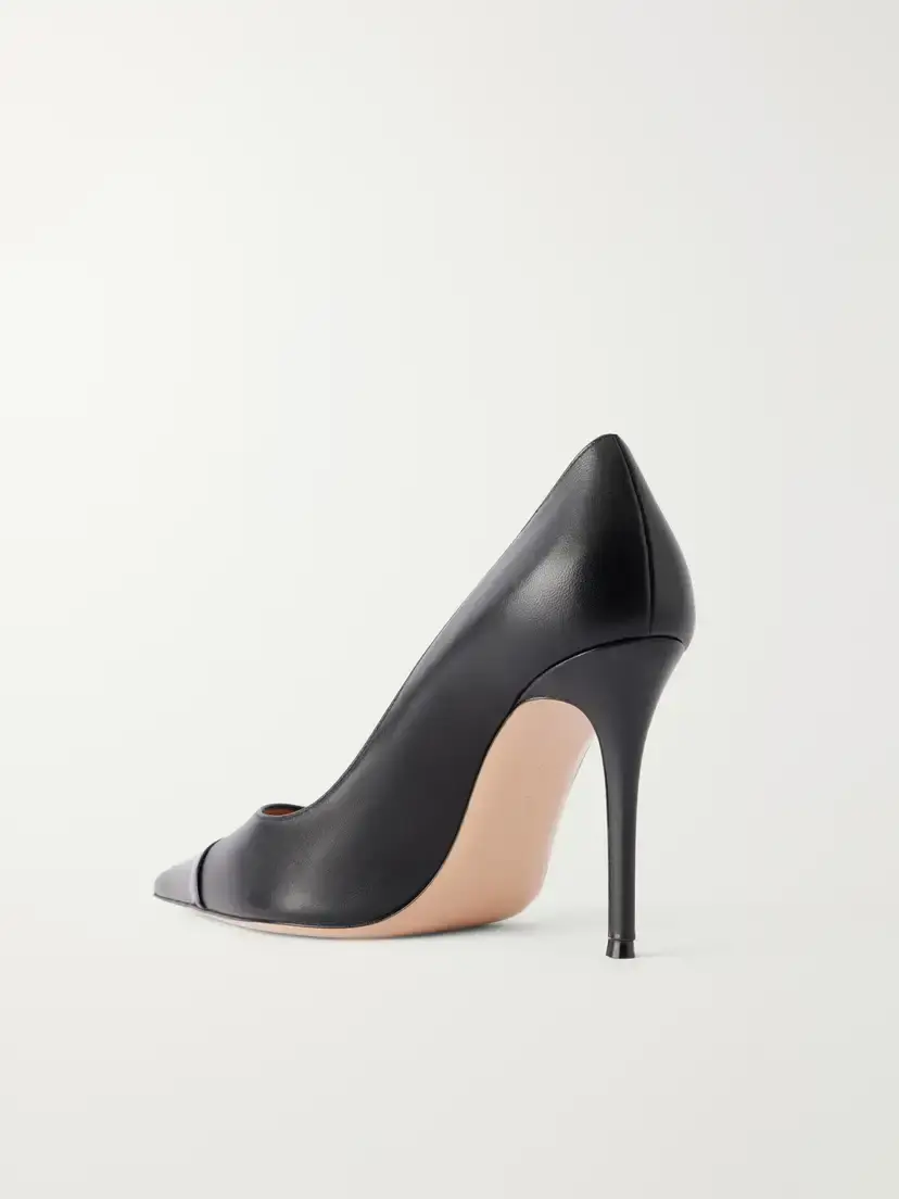 Gianvito Rossi 95 Patent-trimmed Leather Pumps | Thumbnail 3